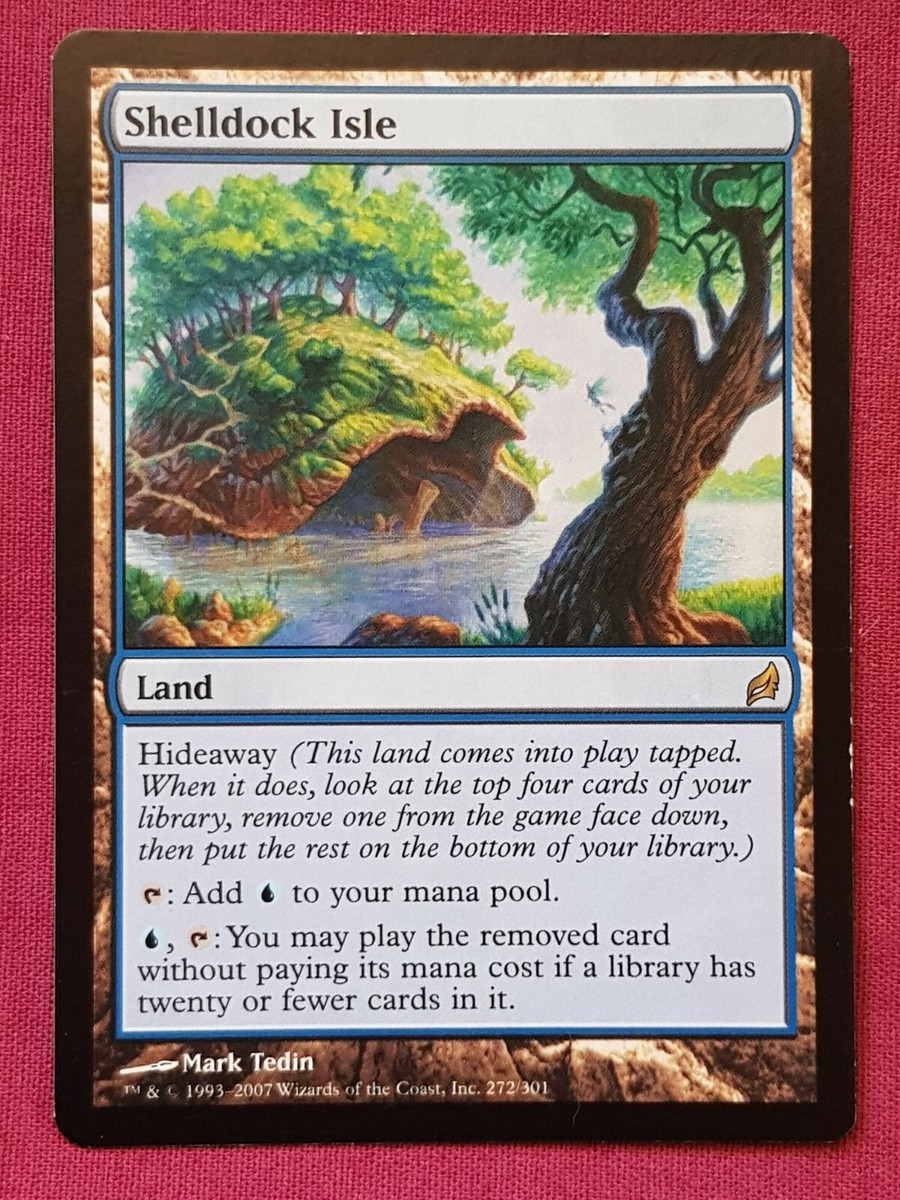 Magic: The Gathering Card - Shelldock Isle From Lorwyn Set (Excellent Condition, English)