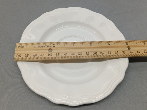 Vintage Sears Federalist Ironstone White Coffee Cup & Saucer Set #4238 - Picture 17 of 18