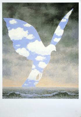 La Grande Famille by Rene Magritte Art Print Poster Bird Dove