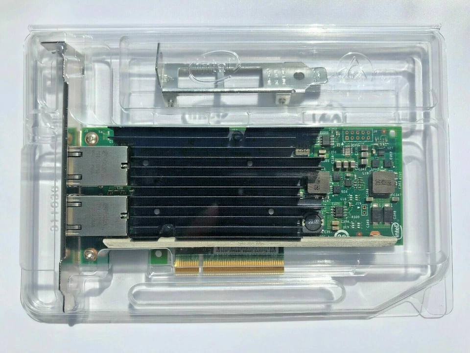 X540T2BLK ORIGINAL INTEL 10Gb X540-T2  DUAL PORT NIC NETWORK ADAPTER X540T2BLK - Image 2 of 4