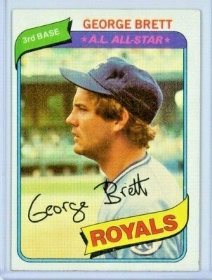 1980 Topps George Brett All Star #450 - Kansas City Royals - HoF- Mint/NMt