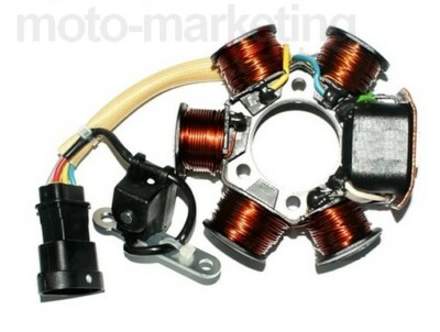LICHTMASCHINE STATOR ZÜNDUNG für DERBI GP1 GP 1 OPEN RACING REVOLUTION 50 abBj02