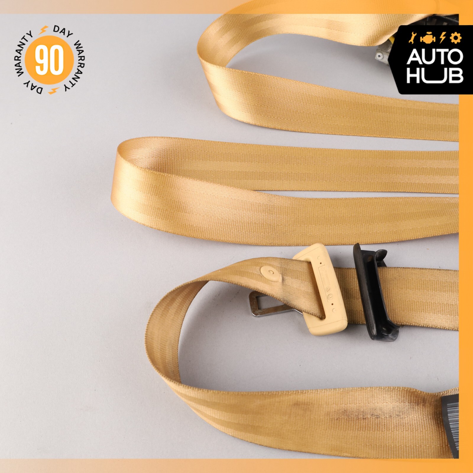 07-11 Bentley Continental GTC Rear Left or Right Side Seat Belt Beige OEM 60k