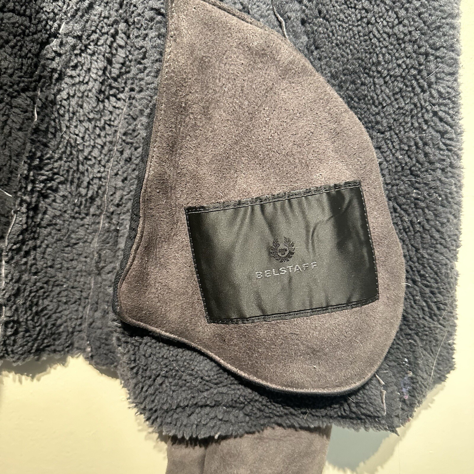 Belstaff Shearling Lightweight Moto Jacket Size U… - image 11