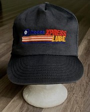 Vtg Mopar Xpress Lube Cap Snapback Black Imperial Marketing USA-Made