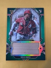 2024 Topps Triple Threads Noelvi Marte Rookie Jumbo Bat Relic Patch Green /27