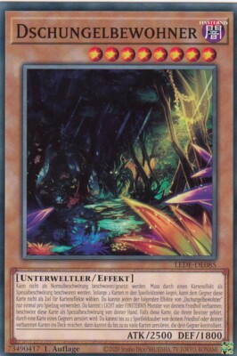 Dschungelbewohner LEDE-DE085 Common Legacy of Destruction Yugioh Karte Deutsch