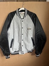 Vintage HARTWELL Renegades Jacket Mens Medium Gray & Black USA Made