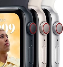 Apple Watch SE 2022 44mm GPS  WIFI Aluminum Case 3 Colors FAIR Condition
