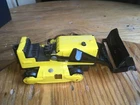 1970s Vintage Tonka Toy Front Loader Bulldozer 810206 Pressed Steel Tractor
