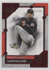 2024 Topps Tier One Tier 3 Red Foil 41/50 Gavin Williams #97 16i3