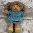 Cabbage Patch UT Wheat Poodle Green Eyes Blue Ducky Outfit 1984 Taiwan