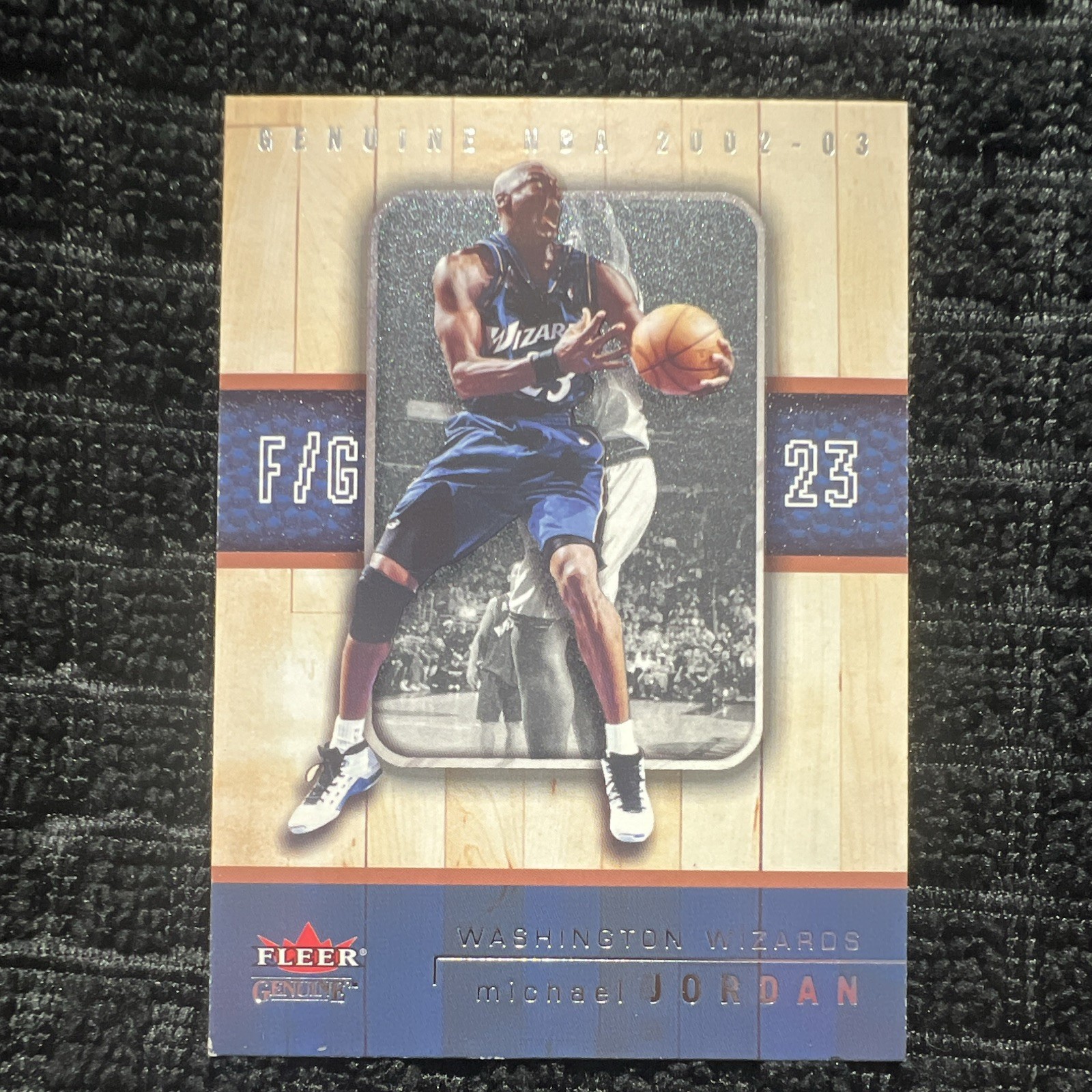 Fleer Genuine Michael Jordan 2002-03 Base Set #23 Washington Wizards