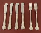 Towle Sterling Silver French Provincial 4 Butter Spreaders 2 Cocktail Forks MONO