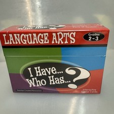 Language Arts I Have Who Has Interactive Game Cards Grades 2-3