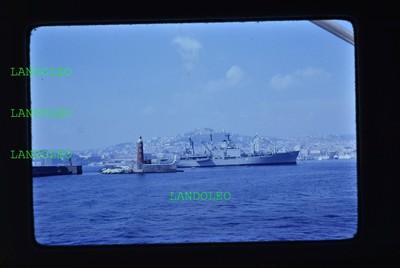 Dia Ischia Port Italy Navy Warship?  Lighthouse 1976