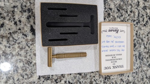 Karve Overlander Safety Razor Set Brass, Made in Canada | eBay