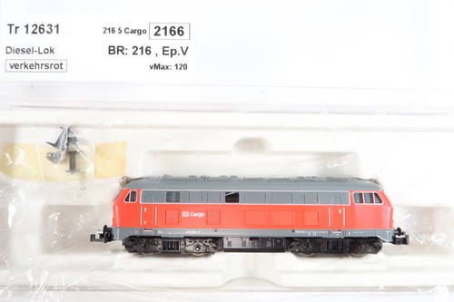 Minitrix 12631 Diesellok BR 216 DB Cargo verkehrsrot Spur N DIGITAL mit OVP | Condition: Gebraucht