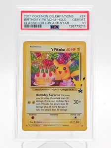 25+ Birthday Pikachu Psa 10 for sale | Updated Oct 2026
