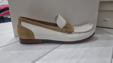 Alberto Fasciani Women's Moccasins White/Beige Size EU39 AF1068