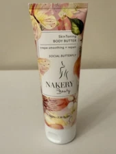 NEW Nakery Beauty Skin Toning Body Butter Crepe Smoothing SOCIAL BUTTERFLY 3.8oz