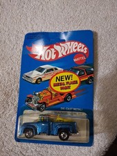 Vintage 1982 Hot Wheels '56 Hi-Tail Hauler Metal Flake Blue #9647 Unpunched!
