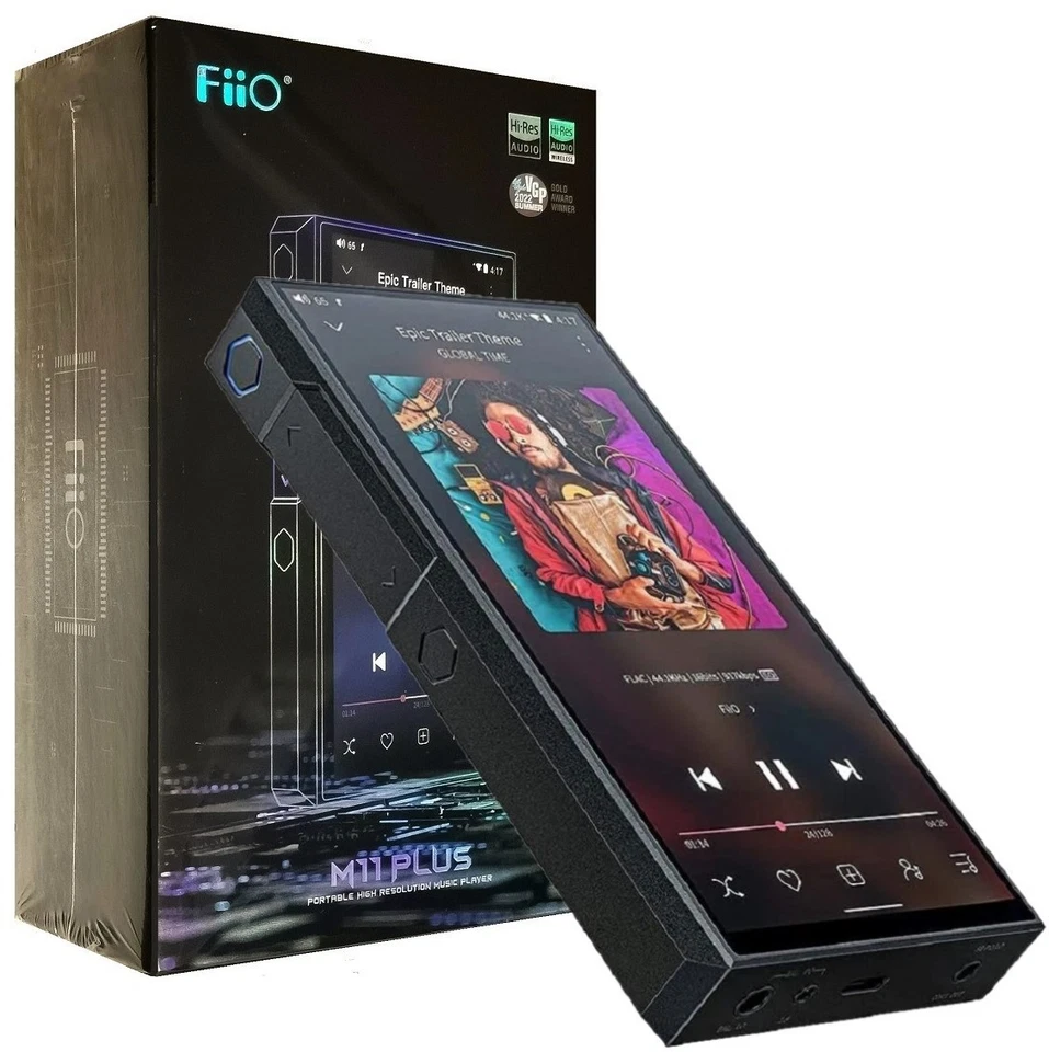 FiiO M11 Plus Portable High-Resolution Lossless Wireless Music Player Dual DACs - Image 3 of 3