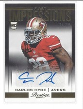 * CARLOS HYDE * 2014 PANINI PRESTIGE FIRST IMPRESSIONS RC # 99