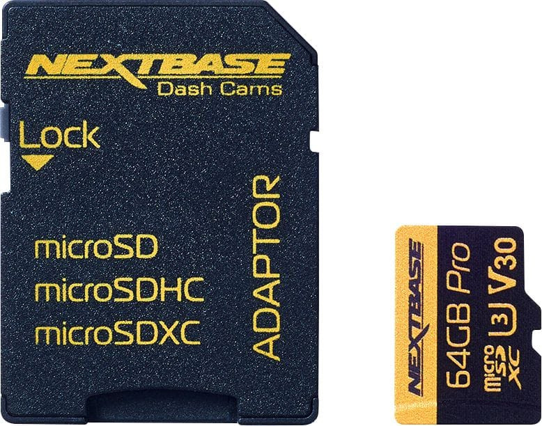 Nextbase - Карта памяти U3 microSD емкостью 64 ГБ для видеорегистраторов 6590₽