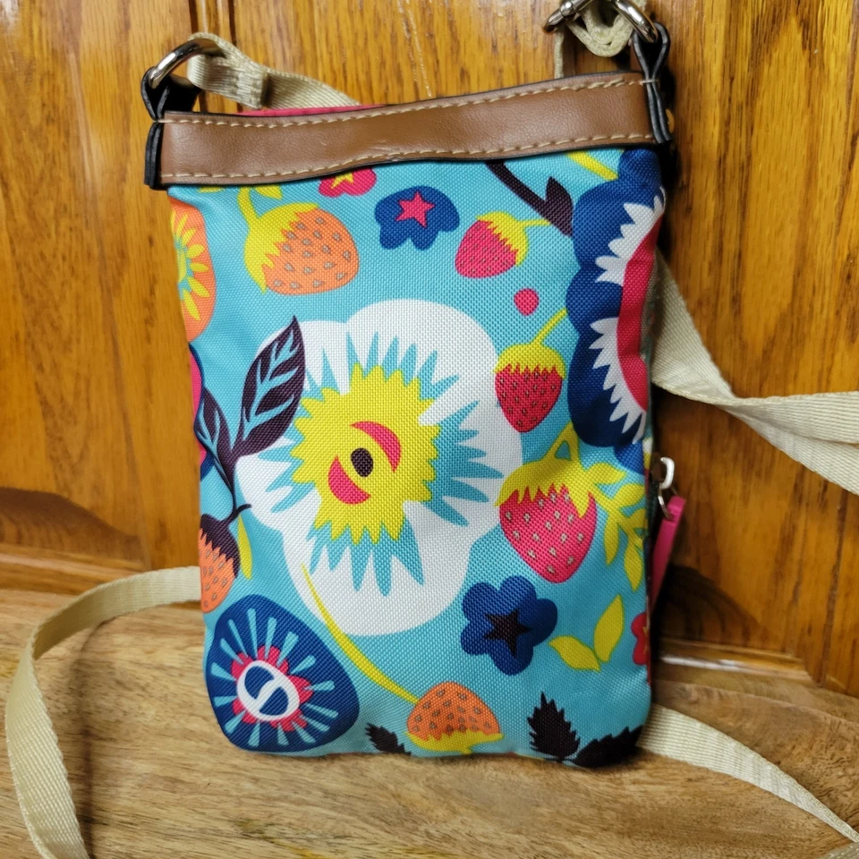 Bolso Bandolera Lily Bloom Azul Floral Foto 4 de 4
