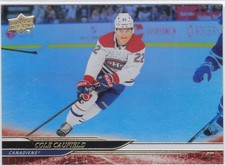 2024/25 UD..COLE CAUFIELD..SILVER FOIL..CARD # 98..CANADIENS..FREE COMBINED SHIP