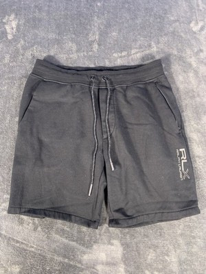 RLX Ralph Lauren 02 Unit Technical Knitwear Performance Cotton Shorts Black Men