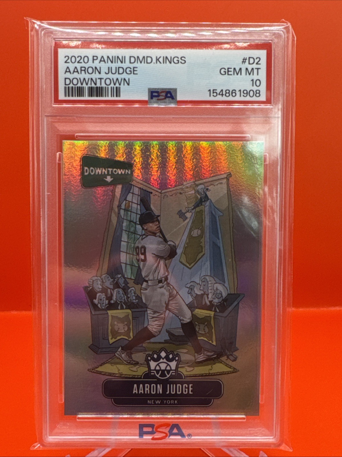 2020 DIAMOND KINGS DOWNTOWN #D2 AARON JUDGE PSA 10