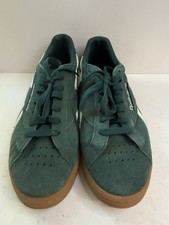 Reebok Sneakers Green Suede White Gum Sole