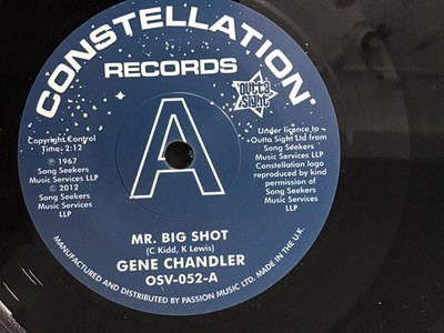 Gene Chandler - I Can Take Care Of Myself / Mr Big Shot - Demo