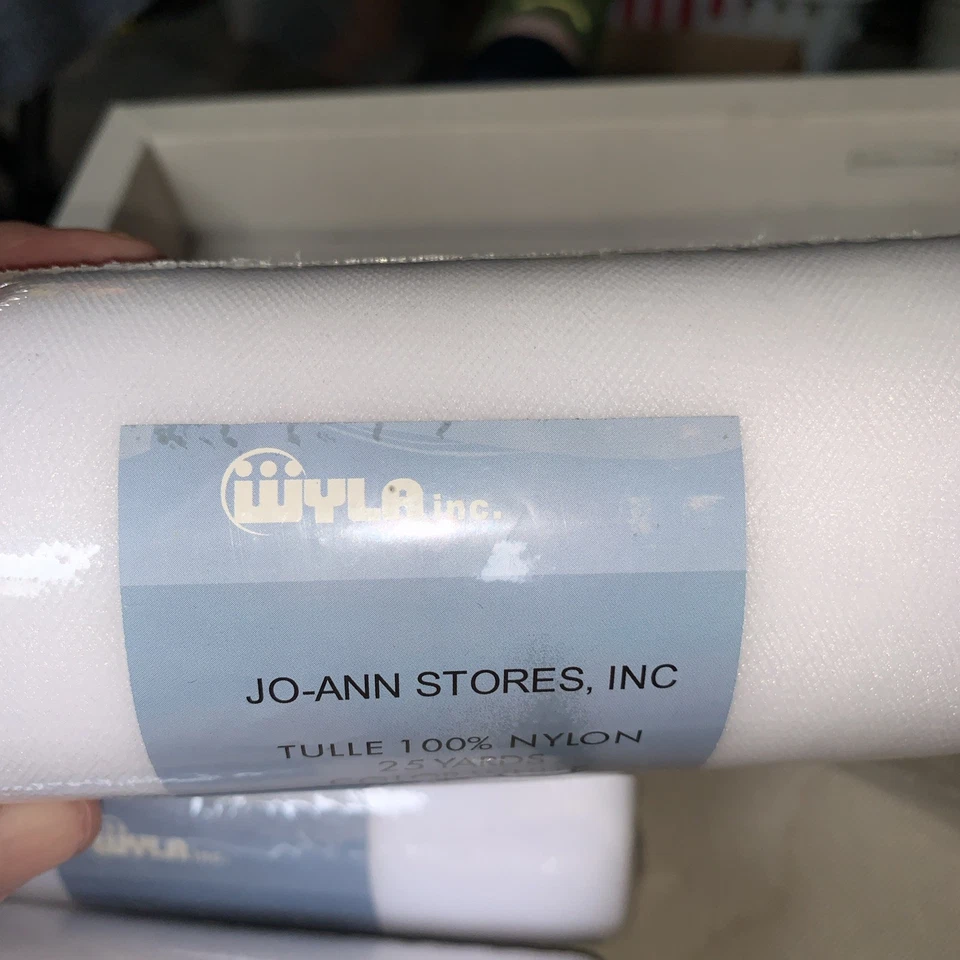 Rollos de tul blanco - Lote de 3-6 pulgadas x 25 yardas para boda o Navidad Foto 3 de 4