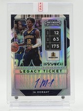 Ja Morant Auto - 2020 Panini Contenders Draft Picks Legacy Ticket Sealed AUTO