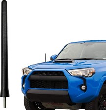 Short Rubber Antenna fits Toyota 4 Runner 2010-2017 - Stainless Steel Thr
