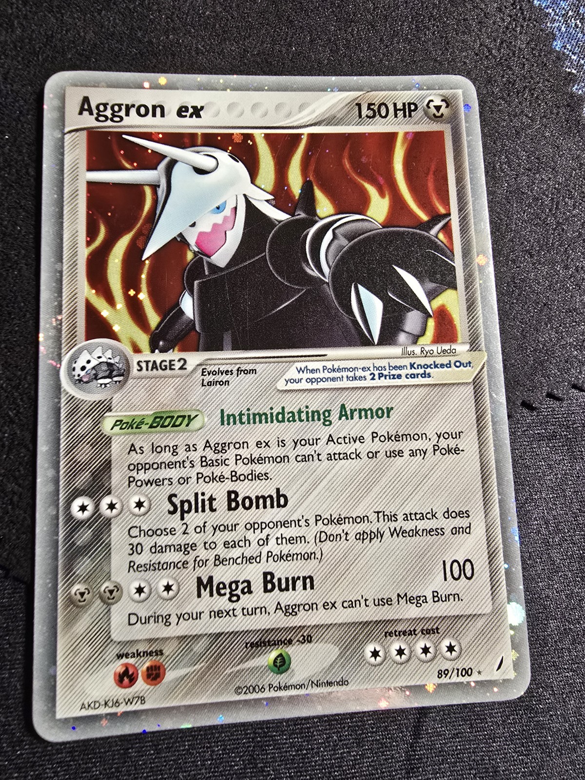 Aggron EX 89/100 Crystal Guardians Holo