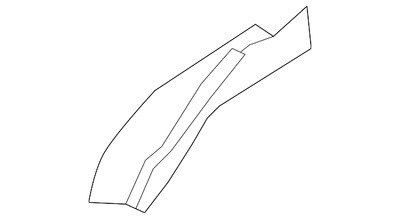 Genuine Nissan Fender Apron Reinforcement F4112-5AAMA