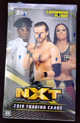 2019 Topps WWE NXT Wrestling HUGE Factory Sealed HOBBY Box 24 Packs 2 AUTOGRAPHS