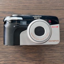 Olympus SuperZoom 3500 DLX 35mm Film Camera 35-120mm Multi AF FLAW