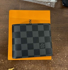 Authentic Louis Vuitton Multiple Bifold Wallet Damier Graphite Canvas