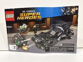 LEGO DC Comics Super Heroes: Kryptonite Interception (76045) - COMPLETE w/Manual
