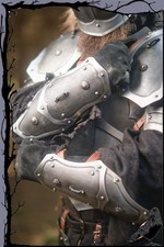 Medieval LARP Steel Bracers - Marauder Epic Armoury