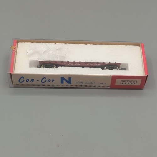 Cama plana de coche vintage Con-Cor Sekisui Kato escala N ATSF 91007 JAPÓN #202 | Condition: Used