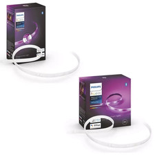 Philips Hue Smart 2m LED Lightstrip Plus 1m Extension Kit -NEW open box + EXTRAS
