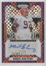 2024 Prizm Sensational Signatures Purple Power /49 Michael Dean Perry Auto 1pe9