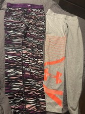 Girls Hoodies And Leggings Bundle Lot Girls Youth Large Under Armor