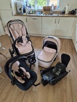 Venicci Tinum Upline Travel System - Misty Pink 